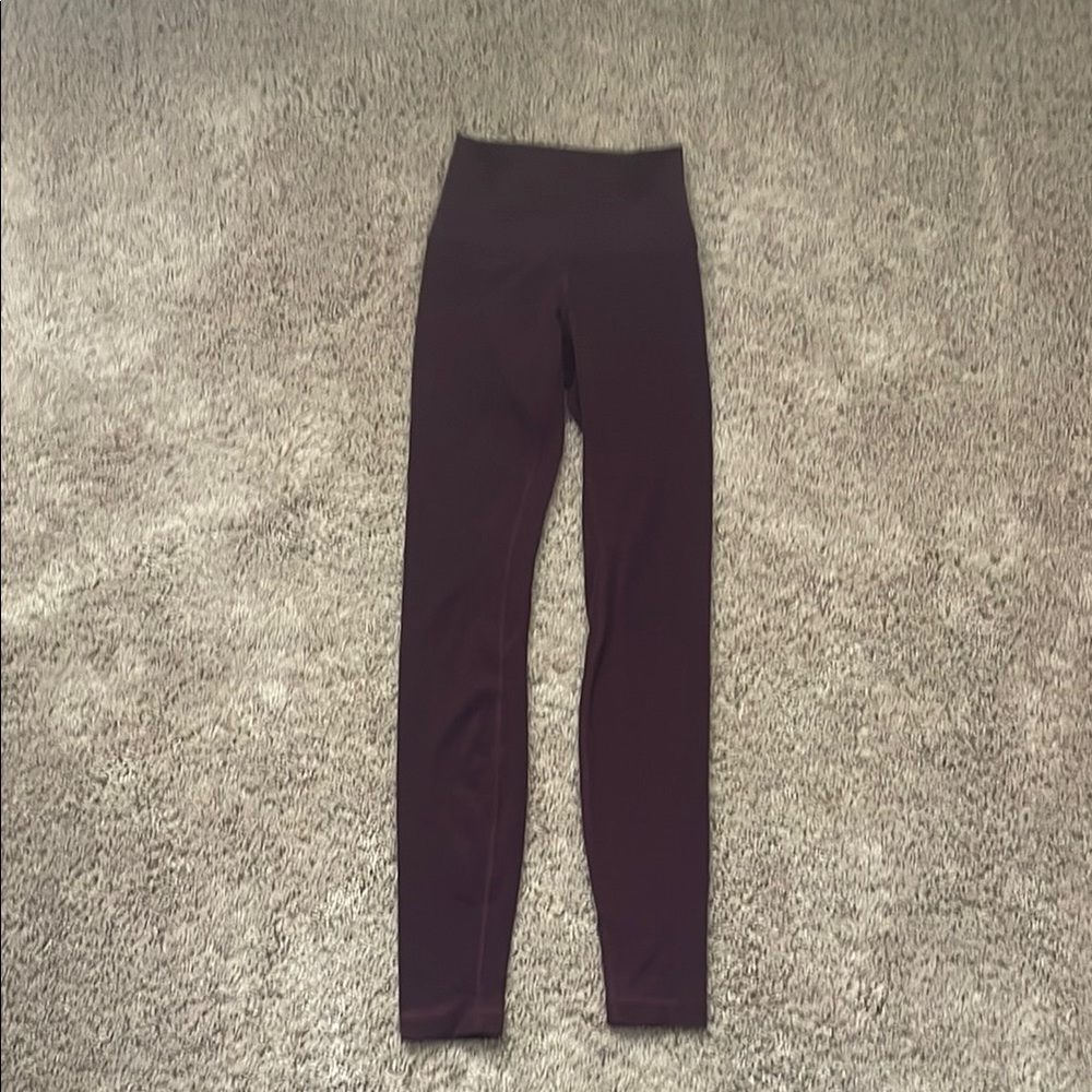 High-Waisted Purple Leggings